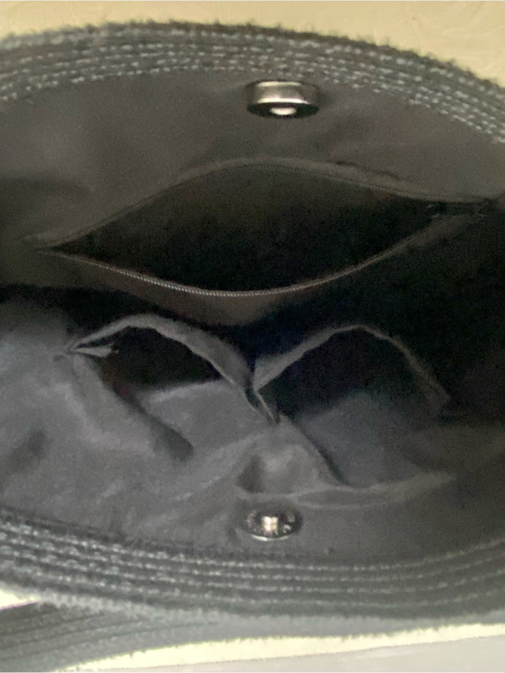 Classic Black Woven Tote Bag - Everyday Carry - Picture 6 of 6